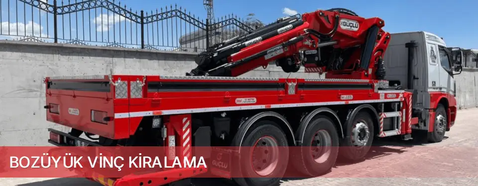Bozüyük İlçemi Vinç Kiralama